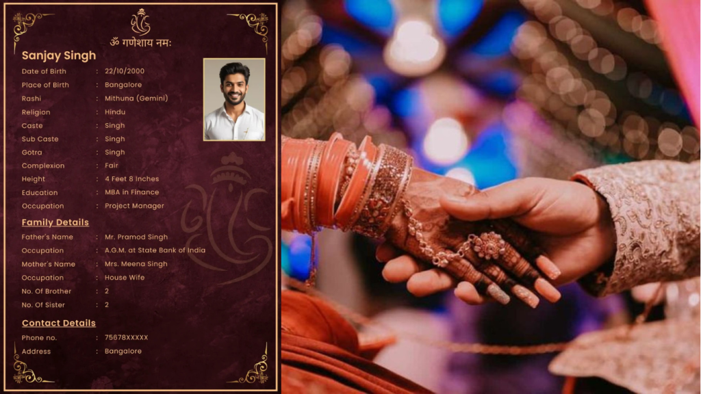 How to Prepare the Perfect Marriage Biodata in 2025